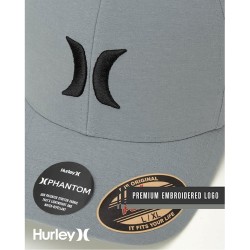 Hurley Gorra Phanto Shores Gris Light Grey Hombre