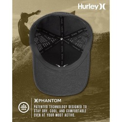 Hurley Gorra Phanto Shores Gris Negro Black Hombre