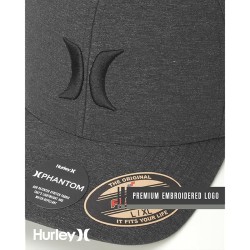 Hurley Gorra Phanto Shores Gris Negro Black Hombre