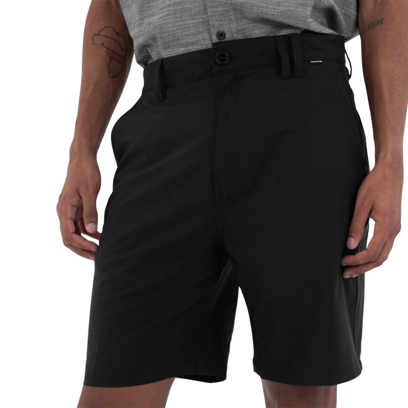 Hurley Pantalón Corto Phanto Heather 20' Negro Black Hombre