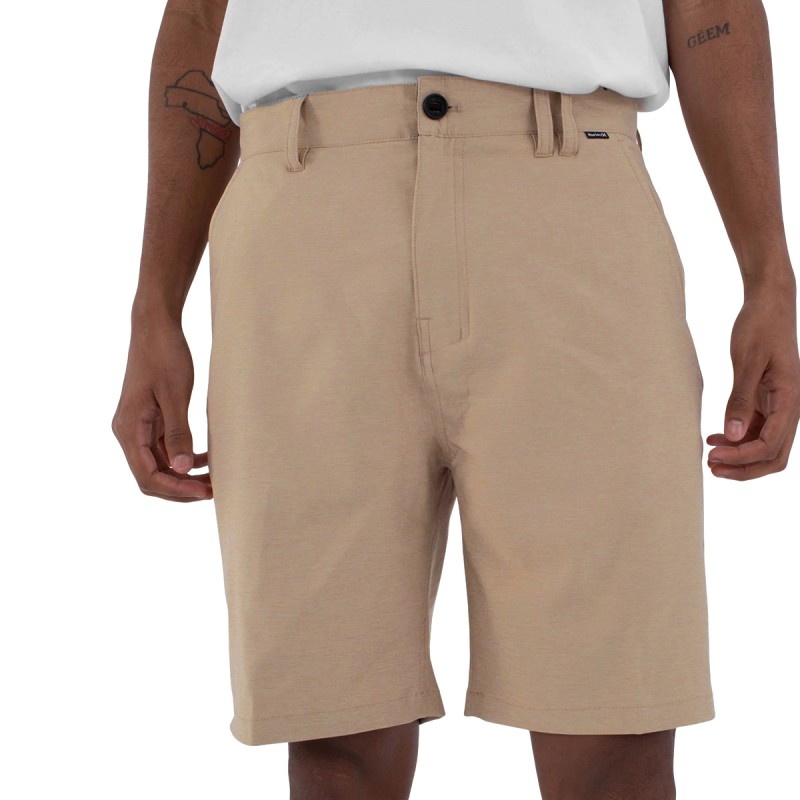 Hurley Pantalón Corto Phanto Heather 20´ Beige Khaki Hombre