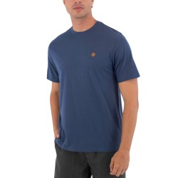 Hurley Camiseta Printing Press Icon Circle Azul Grey Teal Hombre