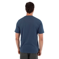 Hurley Camiseta Printing Press Icon Circle Azul Grey Teal Hombre