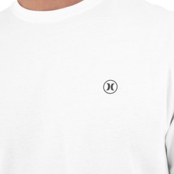 Hurley Camiseta Printing Press Icon Circle Blanco White Hombre