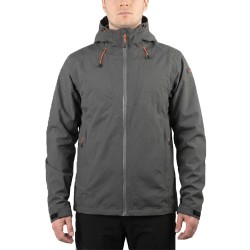 Ternua Workwear Chaqueta Impermeable Deba Gris Whales Grey Hombre