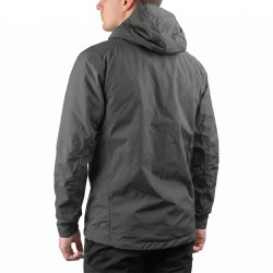 Ternua Workwear Chaqueta Impermeable Deba Gris Whales Grey Hombre
