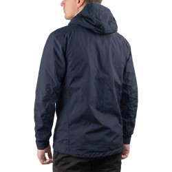 Ternua Workwear Chaqueta Impermeable Deba Azul Marino Dark Marine Hombre