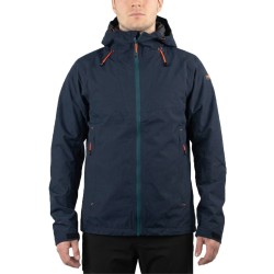Ternua Workwear Chaqueta Impermeable Deba Azul Marino Dark Marine Hombre