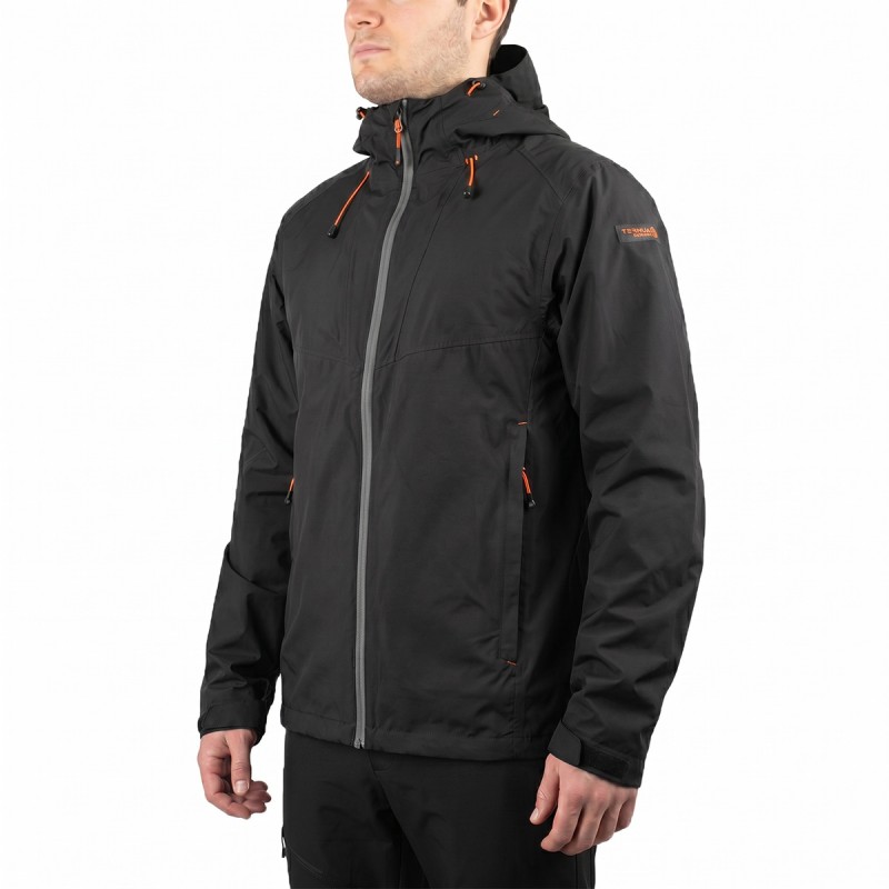 Ternua Workwear Chaqueta Impermeable Deba Negro Black Hombre