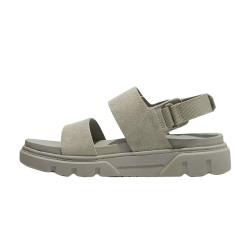 Timberland Sandalia Greyfield Gris Light Taupe Suede Mujer