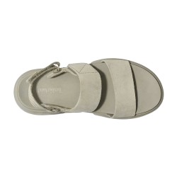 Timberland Sandalia Greyfield Gris Light Taupe Suede Mujer