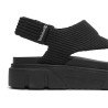 Timberland Sandalia Greyfield Negro Black Knit Mujer