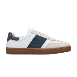 Timberland Zapatilla Lisbon Street Blanco y Azul White Full Grain Hombre