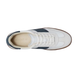 Timberland Zapatilla Lisbon Street Blanco y Azul White Full Grain Hombre