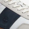 Timberland Zapatilla Lisbon Street Blanco y Azul White Full Grain Hombre