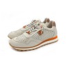 Cetti Zapatilla Casual C-848 Ante Star Blanco Naranja Nature Off White-Cuero Hombre
