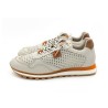 Cetti Zapatilla Casual C-848 Ante Star Blanco Naranja Nature Off White-Cuero Hombre