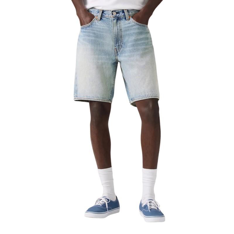 Levis Pantalón Corto 468 Loose Azul Claro Vaquero Light Workout Hombre