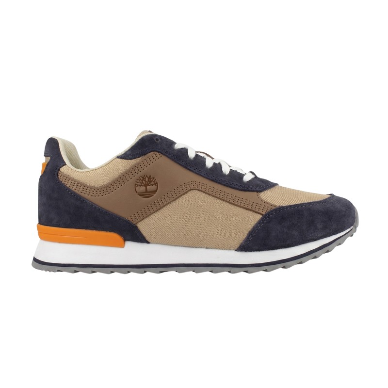 Timberland Zapatilla Scout Heights Beige y Azul Oscuro Hombre
