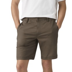 Levis Pantalón Corto Chino Shorts II Marrón Brown Cotton Linen Hombre