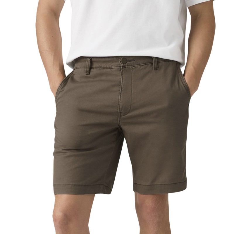 Levis Pantalón Corto Chino Shorts II Marrón Brown Cotton Linen Hombre