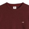 Levis Jersey Lightweight Housemark Rojo Oxblood Red Pique Hombre