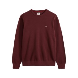 Levis Jersey Lightweight Housemark Rojo Oxblood Red Pique Hombre