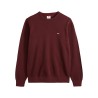 Levis Jersey Lightweight Housemark Rojo Oxblood Red Pique Hombre