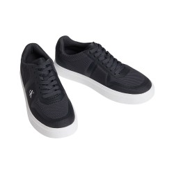 Calvin Klein Zapatilla Classic Cups Laceup Knit Azul Oscuro Navy Hombre