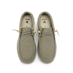 Pitas Zapatilla Wallabi Washed Verde Tortola Hombre