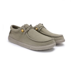 Pitas Zapatilla Wallabi Washed Verde Tortola Hombre