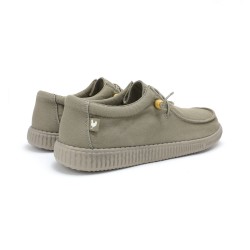 Pitas Zapatilla Wallabi Washed Verde Tortola Hombre
