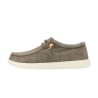 Pitas Zapatilla Wallabi Washed Gris Taupe Hombre