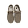 Pitas Zapatilla Wallabi Washed Gris Taupe Hombre