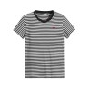 Levis Camiseta Perfect Rayas Blanco y Negro Mujer