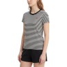 Levis Camiseta Perfect Rayas Blanco y Negro Mujer