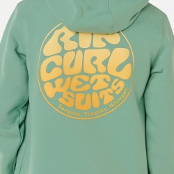 Rip Curl Sudadera Wetsuit Icon Hood Verde Aloe Niño