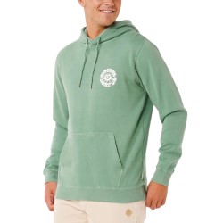 Rip Curl Sudadera Pacific Rinse Hood Fleece Verde Aloe Hombre
