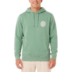 Rip Curl Sudadera Pacific Rinse Hood Fleece Verde Aloe Hombre