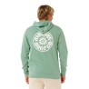 Rip Curl Sudadera Pacific Rinse Hood Fleece Verde Aloe Hombre