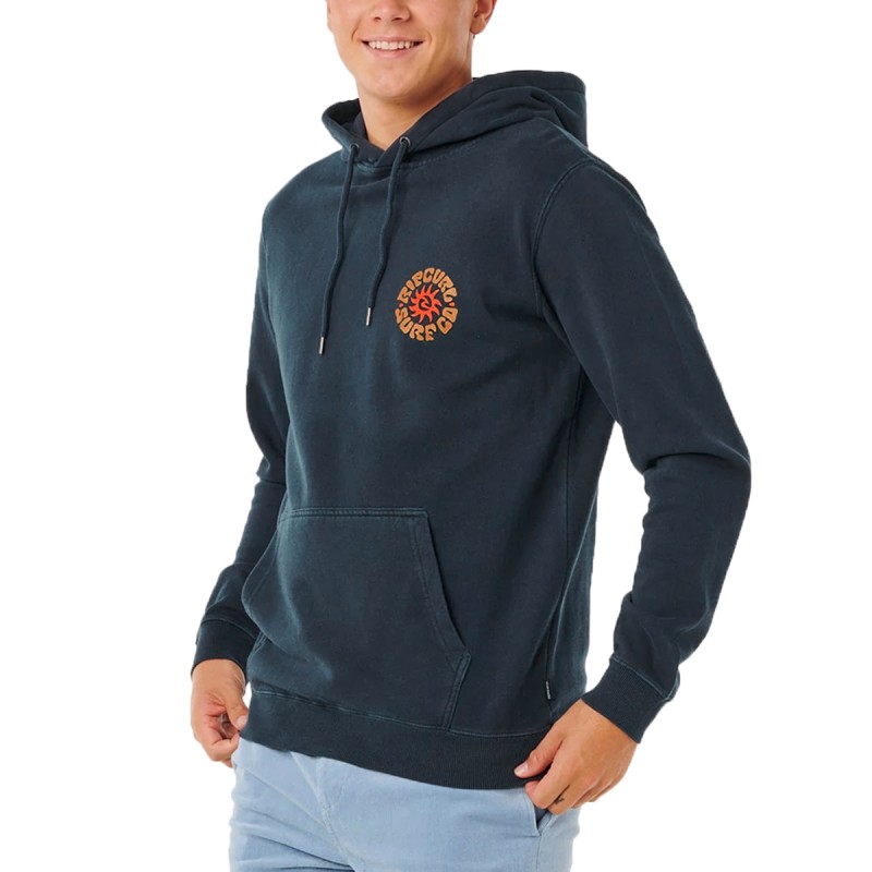 Rip Curl Sudadera Pacific Rinse Hood Fleece Azul Oscuro Dark Navy Hombre