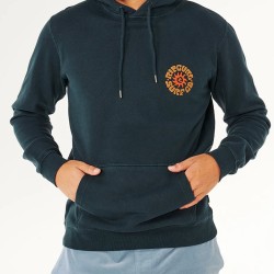 Rip Curl Sudadera Pacific Rinse Hood Fleece Azul Oscuro Dark Navy Hombre