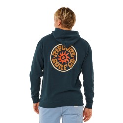 Rip Curl Sudadera Pacific Rinse Hood Fleece Azul Oscuro Dark Navy Hombre