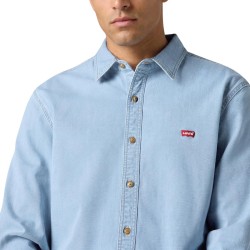 Levis Camisa Battery Housemark Slim Azul Claro Vaquero Osborne Light Hombre