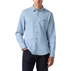 Levis Camisa Battery Housemark Slim Azul Claro Vaquero Osborne Light Hombre