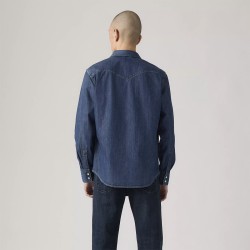 Levis Camisa Barstow Azul Vaquero Solucell Western Blue Hombre