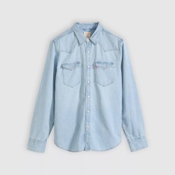 Levis Camisa Barstow Azul Claro Indigo Stonewash Hombre