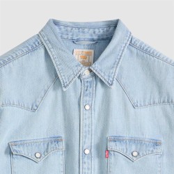 Levis Camisa Barstow Azul Claro Indigo Stonewash Hombre