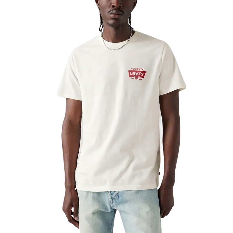 Levis Camiseta Graphic Beige Hombre