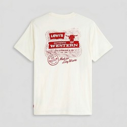 Levis Camiseta Graphic Beige Hombre